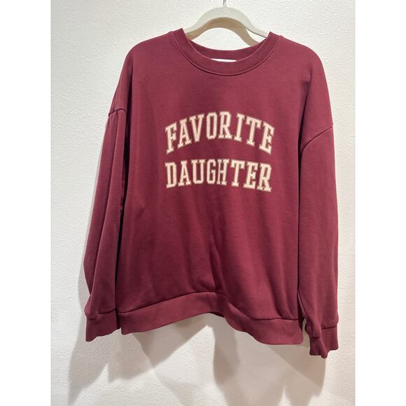 Favorite Daughter Collegiate Sweatshirt large red - Picture 1 of 3